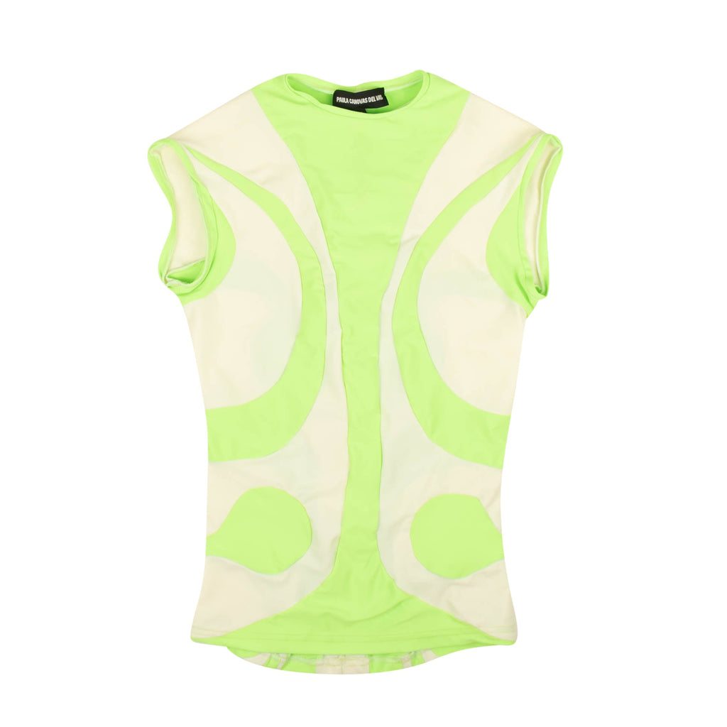 Paula Canovas Del Vas Lycra Sleeveless Top - Green