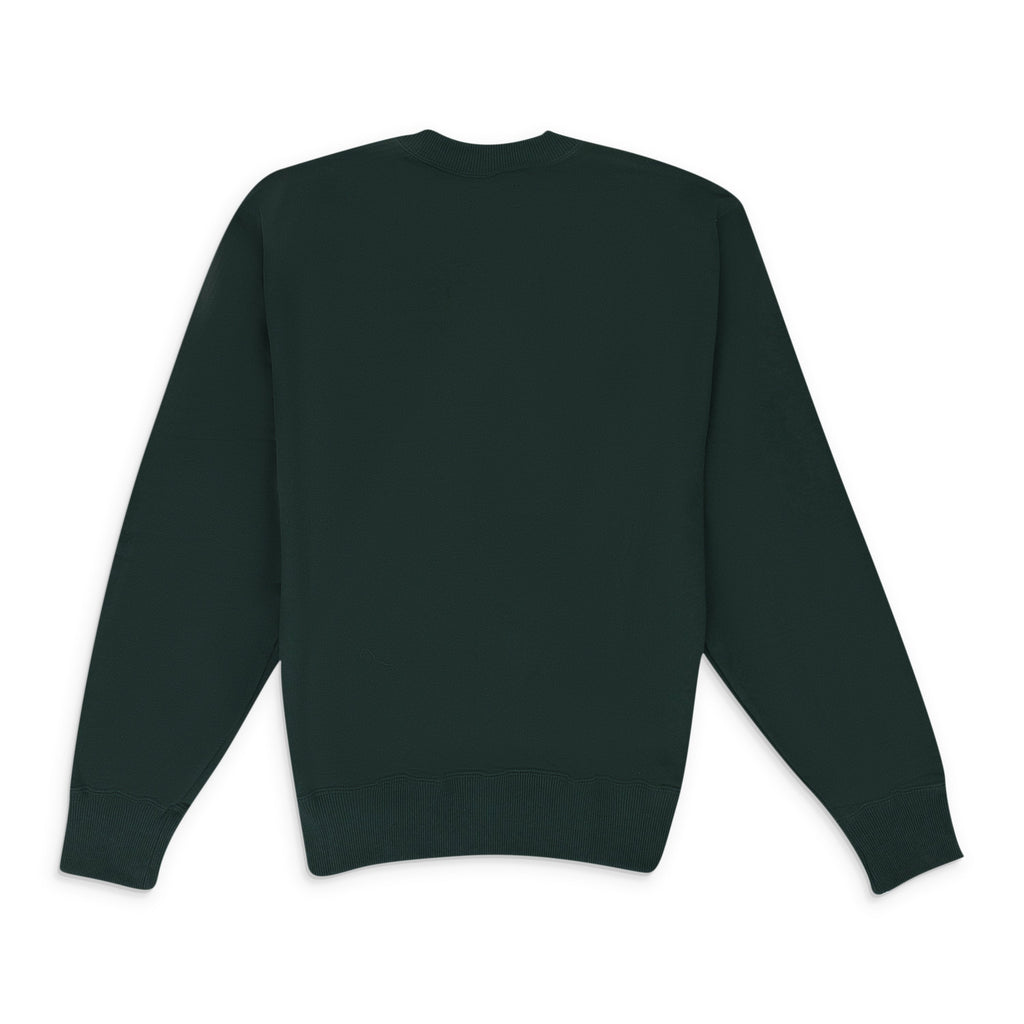 Green Houndstooth Applique Crewneck Sweatshirt