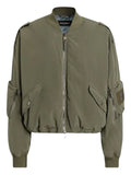 Dolce & Gabbana wavy nylon bomber jacket