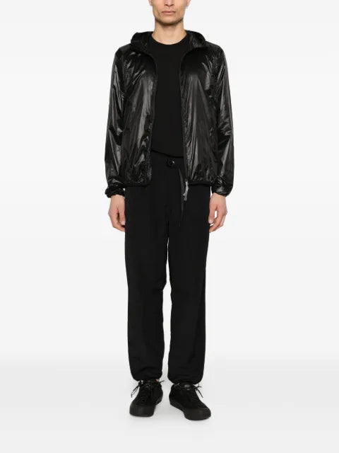 ROA hooded zip-fastening jacket
