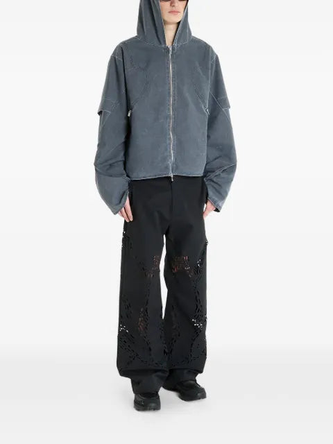 HELIOT EMIL hooded crinis jacket