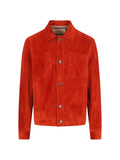 Valentino Garavani button-fastening suede jacket