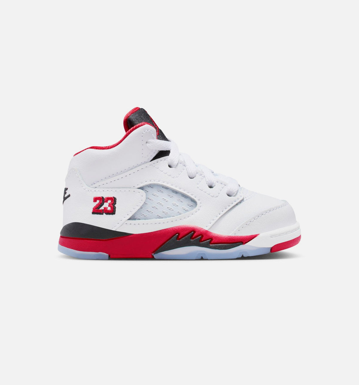 Air Jordan 5 Retro Fire Red Infant/Toddler Lifestyle Shoes - Fire Red/White