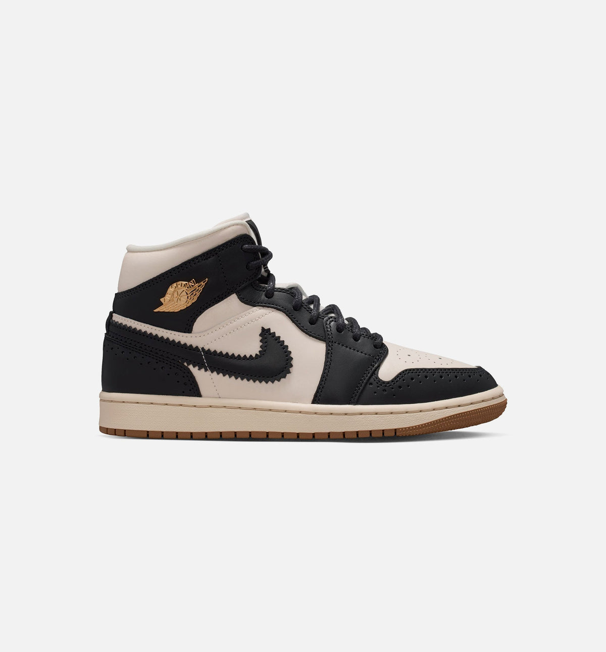 Air Jordan 1 Mid SE Women's Lifestyle Shoe – Off-Noir / Chalk / Pearl White