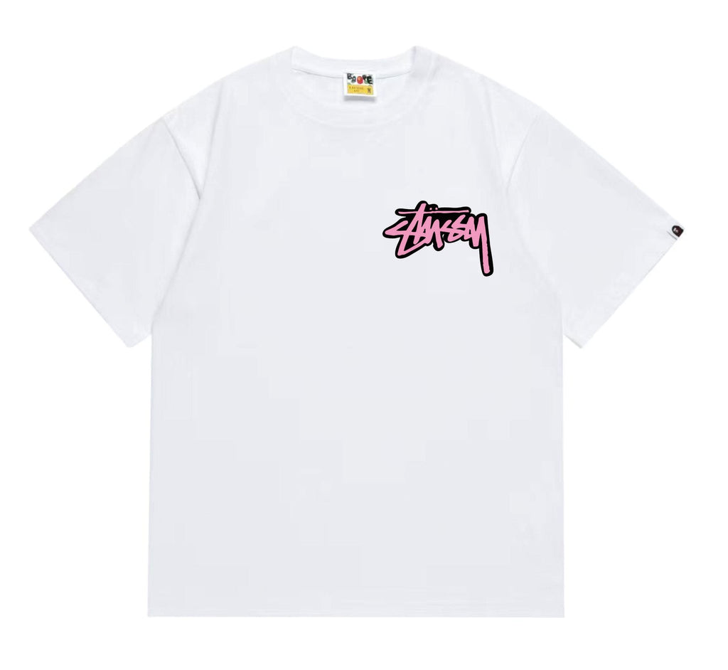 BAPE Dark-Face Graffiti Graphic T-Shirt