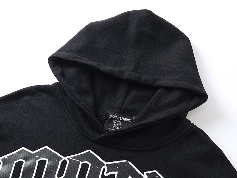 MIXED EMOTION Blind Angel Graphic Hoodie
