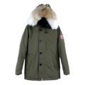 Canada Goose Chateau Hooded Down Parka with Fur Trim, Military Green