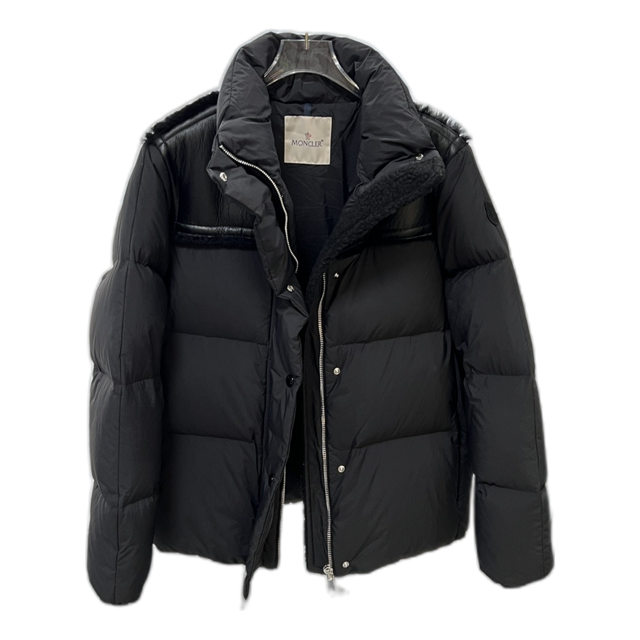 Moncler Jotty Paneled Down Puffer Jacket