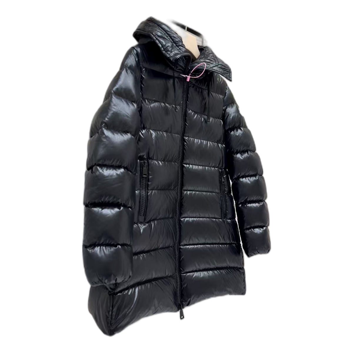 Moncler Suyen Hooded Down Puffer Coat in Black
