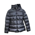 Moncler Fitted Down Puffer Jacket with Adjustable Drawstring Hood