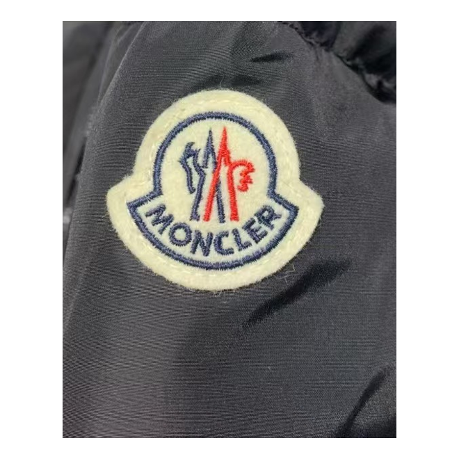 Moncler Fitted Down Puffer Jacket with Adjustable Drawstring Hood
