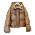 Moncler Borey Bronze Hooded Down Puffer Jacket