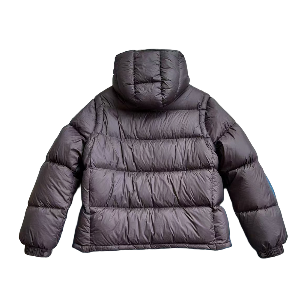 Moncler Cyclone Black Convertible Down Jacket