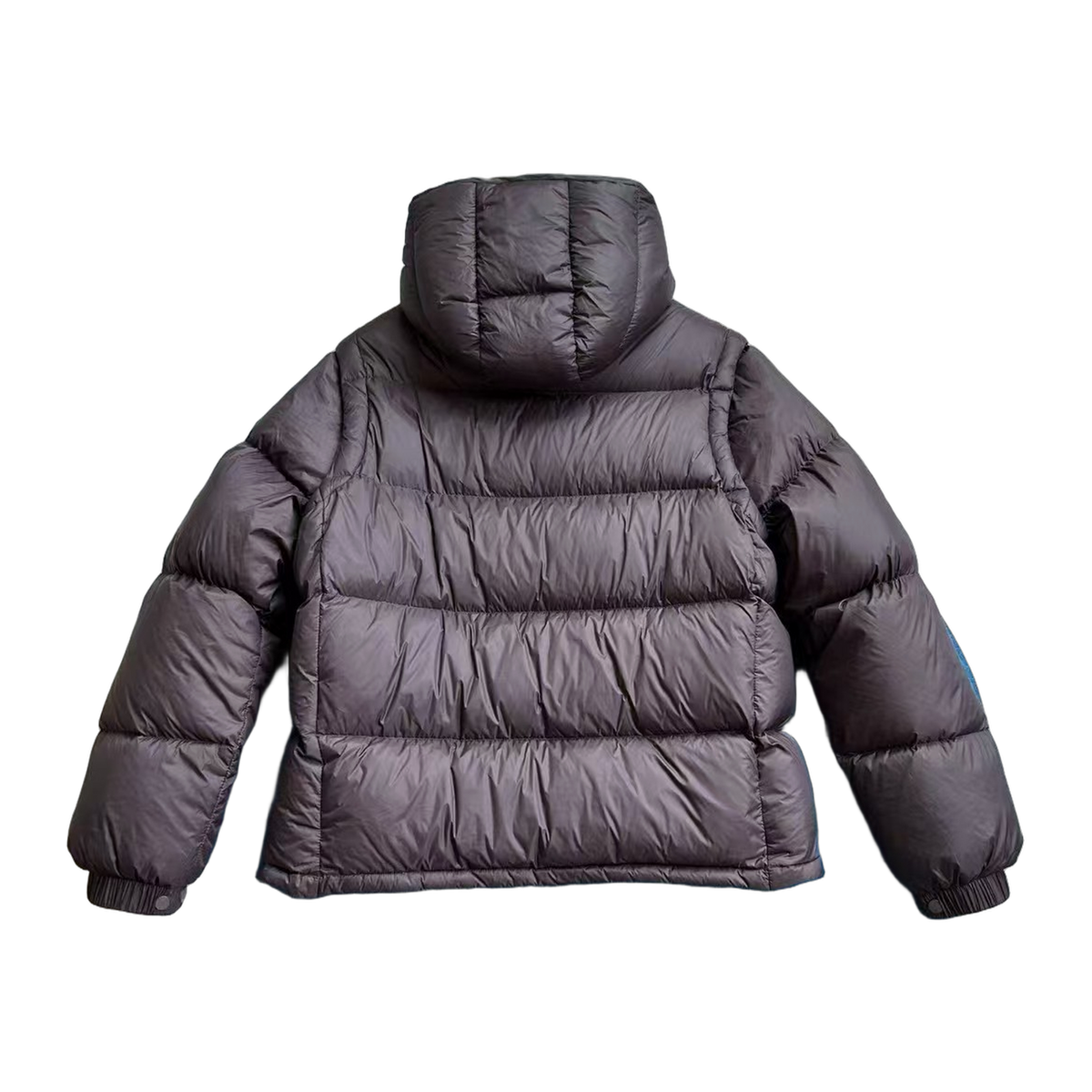 Moncler Cyclone Black Convertible Down Jacket