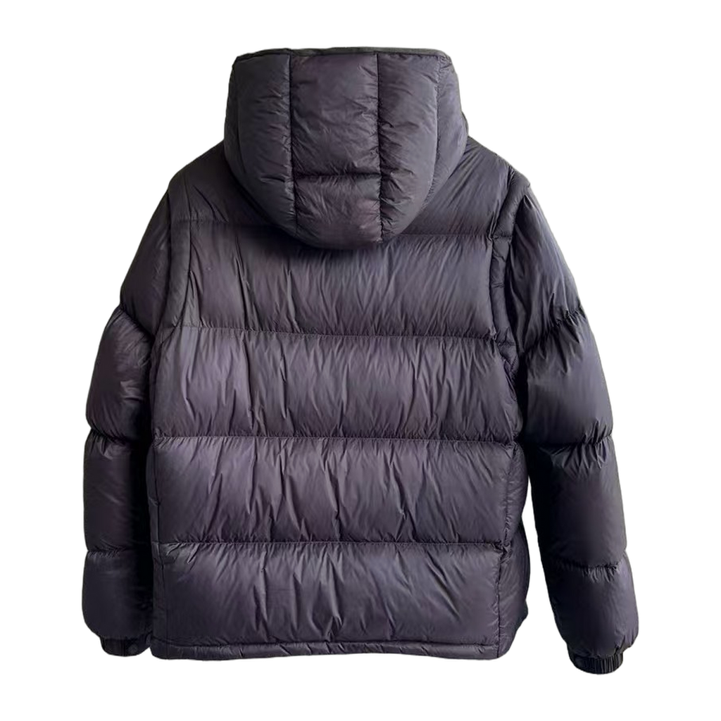 Moncler Cyclone Black Convertible Down Jacket