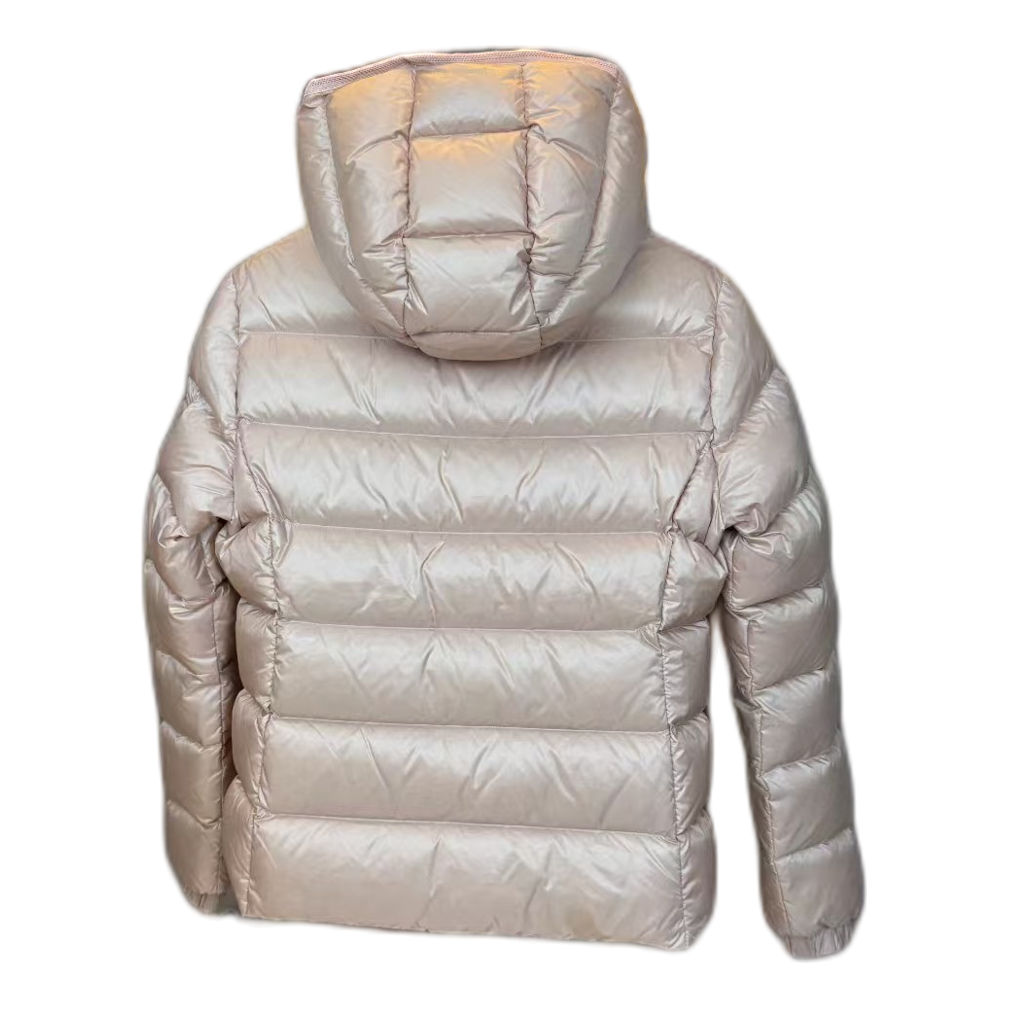 Moncler Gles Glossy Hooded Down Puffer Jacket