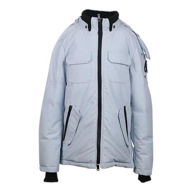 Moose Knuckles Contrast-Pocket Hooded Down Parka