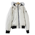 Moose Knuckles Ballistic Fur-Trim Down Bomber Jacket