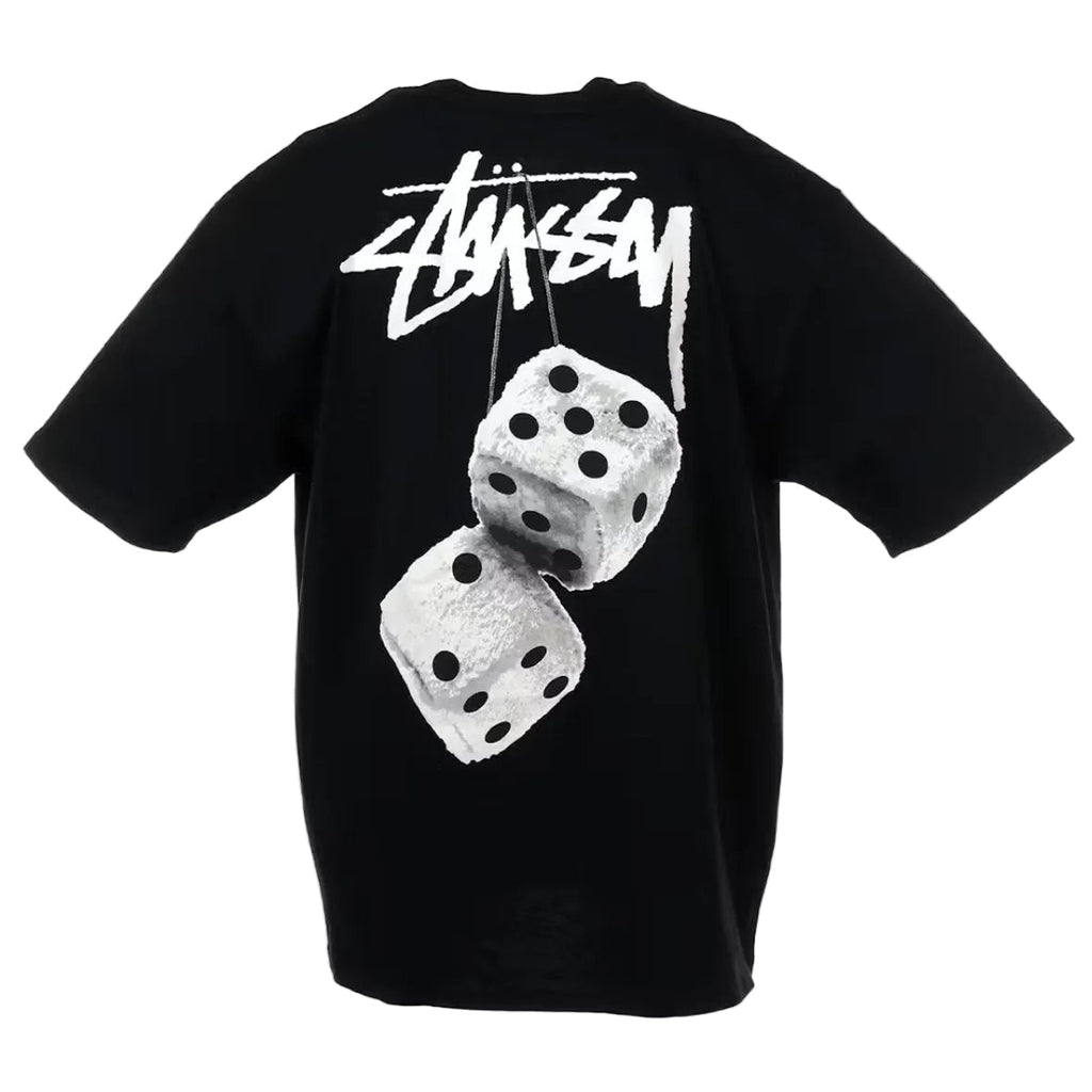 Stussy Fuzzy Dice Tee Black