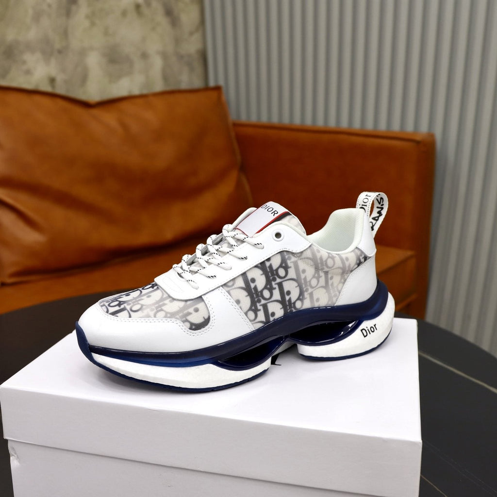 Dior Men's Patterned Lace-Up Sneakers