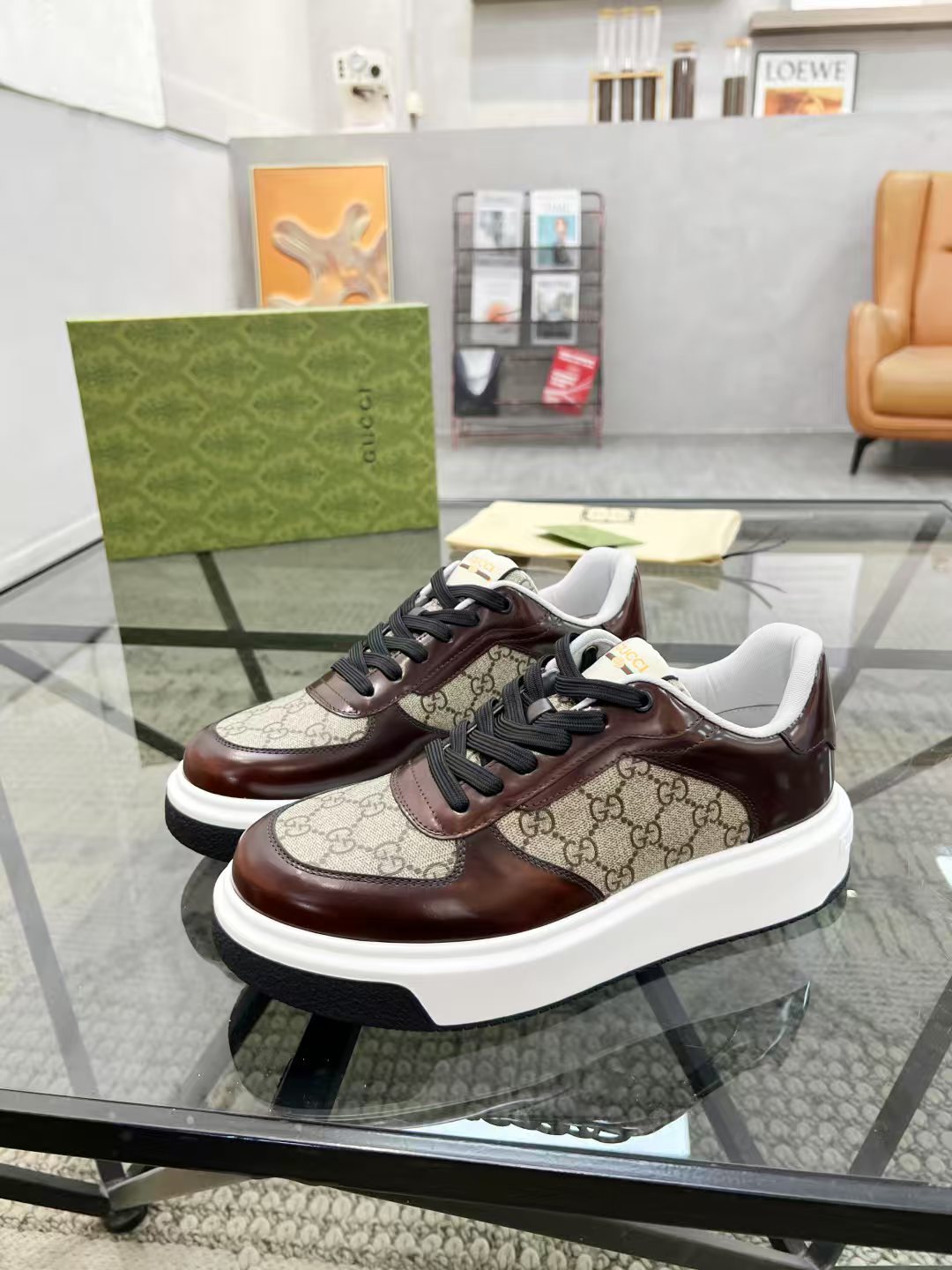 Gucci Platform Low-Top Sneakers
